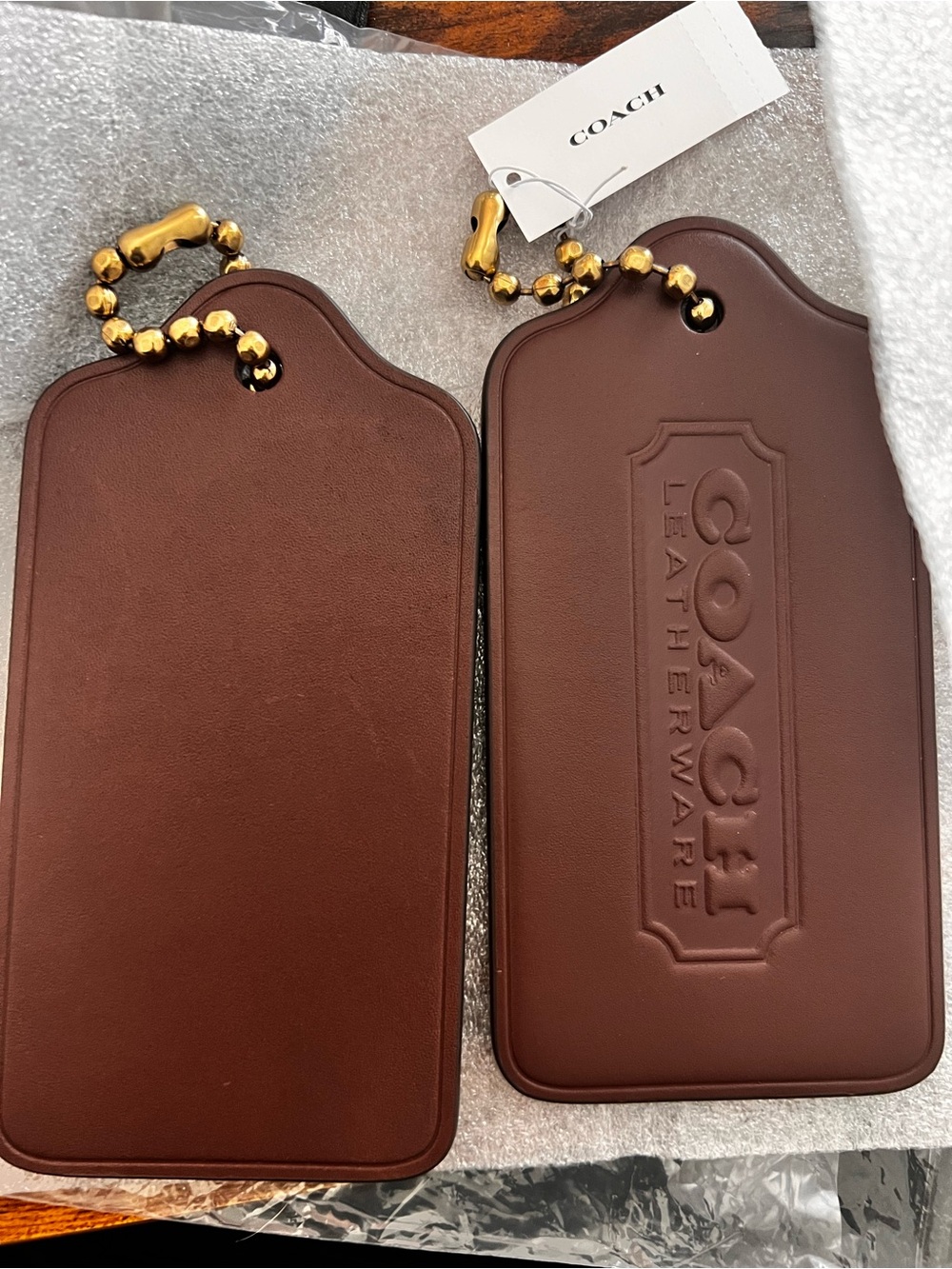 Coach XL brown hang tag - Picture 5 of 5